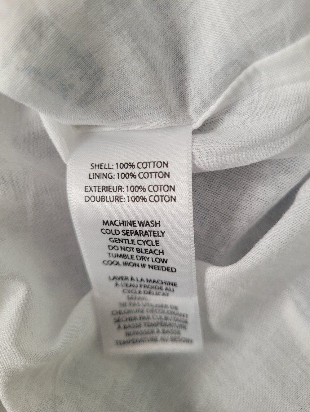 BeachLunchLounge 100% Cotton Mini Skirt Blue White Lined Size L Floral Casual - Picture 4 of 13